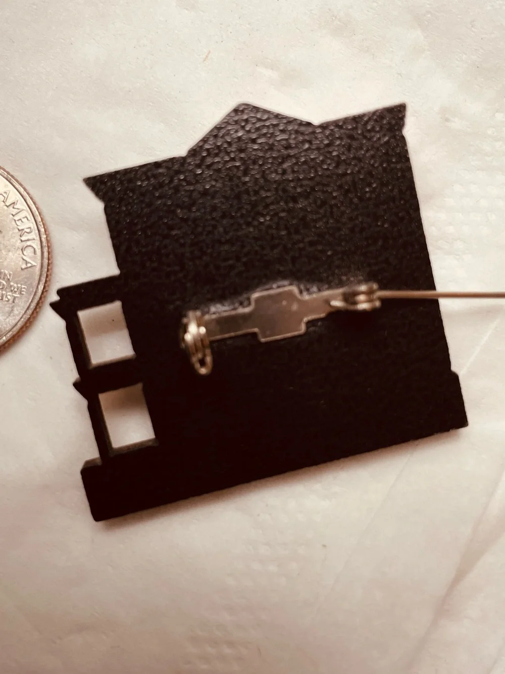 Vtg, Sheila’s Historic Lapel Pin, Calhoun Mansion, Charleston, SC. 1999